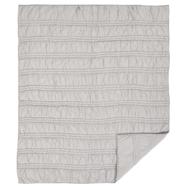 Natasha Chateau Grey Twin Set; Quilt 68Wx86L-1 Sham 21x27 VHC Brands - The Fox Decor